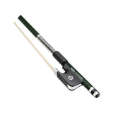 CodaBow DSB4GG Chroma Diamond SX Viola Bow, Emerald Metallic with Emerald Winding