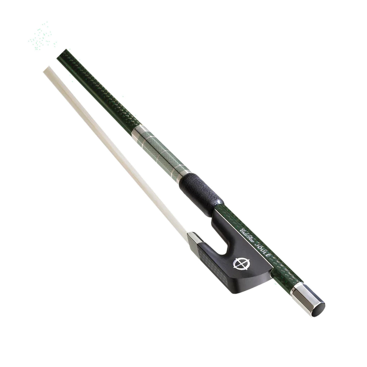 CodaBow SJA4GG Chroma Joule Violin Bow, Emerald Metallic with Emerald Winding