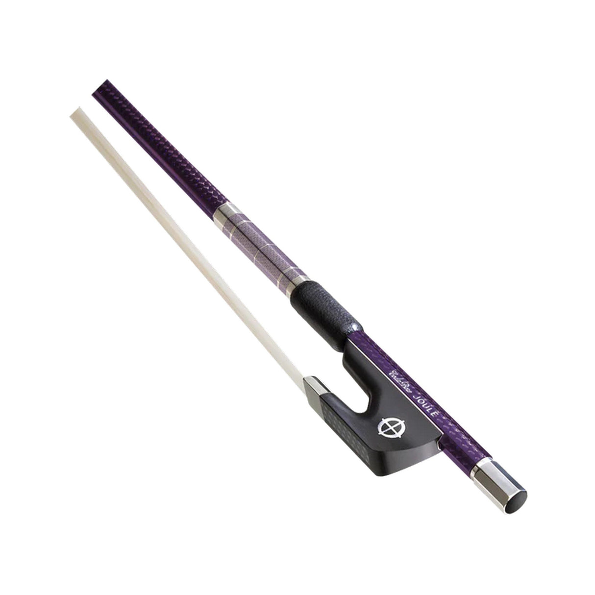 CodaBow SJA4PA Chroma Joule Violin Bow, Amethyst Metallic with Amethyst Winding