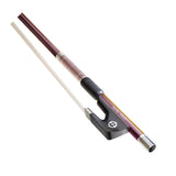 CodaBow SJB4ROR Chroma Joule Viola Bow, Ruby Amber Prismatic with Ruby Winding