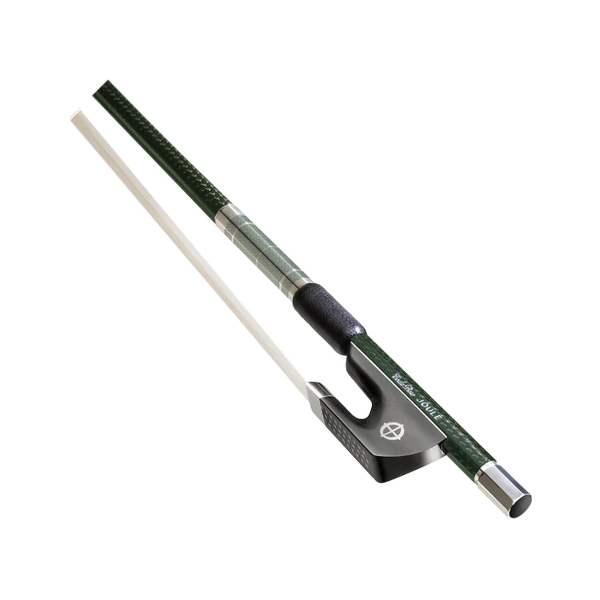 CodaBow SJC4GG Chroma Joule Cello Bow, Emerald Metallic with Emerald Winding