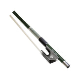 CodaBow SJC4GG Chroma Joule Cello Bow, Emerald Metallic with Emerald Winding