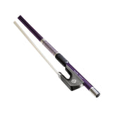 CodaBow SJC4PA Chroma Joule Cello Bow, Amethyst Metallic with Amethyst Winding