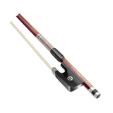 CodaBow SLC4ROR Chroma Luma Cello Bow, Ruby Amber Prismatic with Ruby Winding