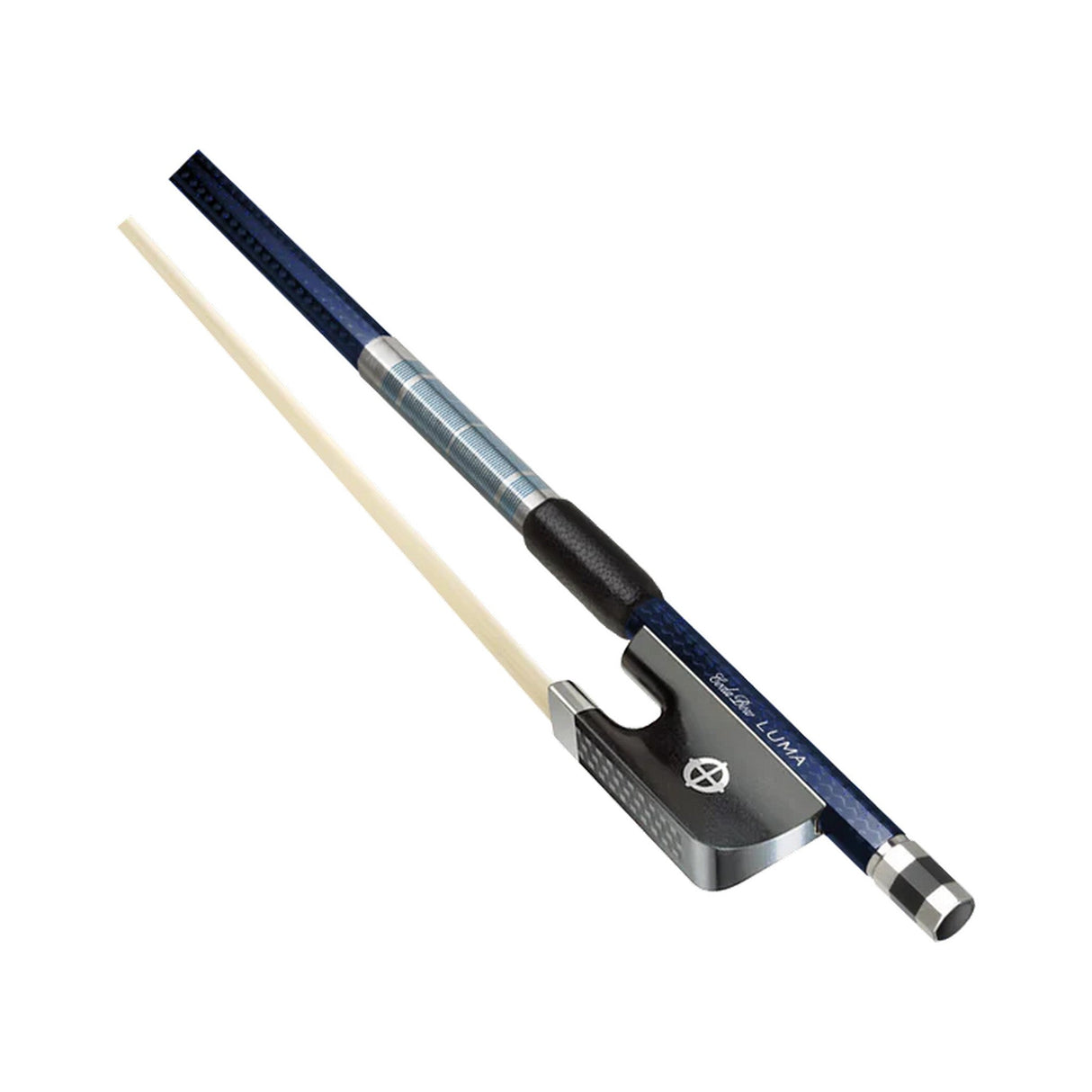 CodaBow SLC4SS Chroma Luma Cello Bow, Sapphire Metallic with Sapphire Winding