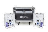 ColorKey Dazzler FX MK2 Cold Spark Machine 2-Pack Bundle with Road Case