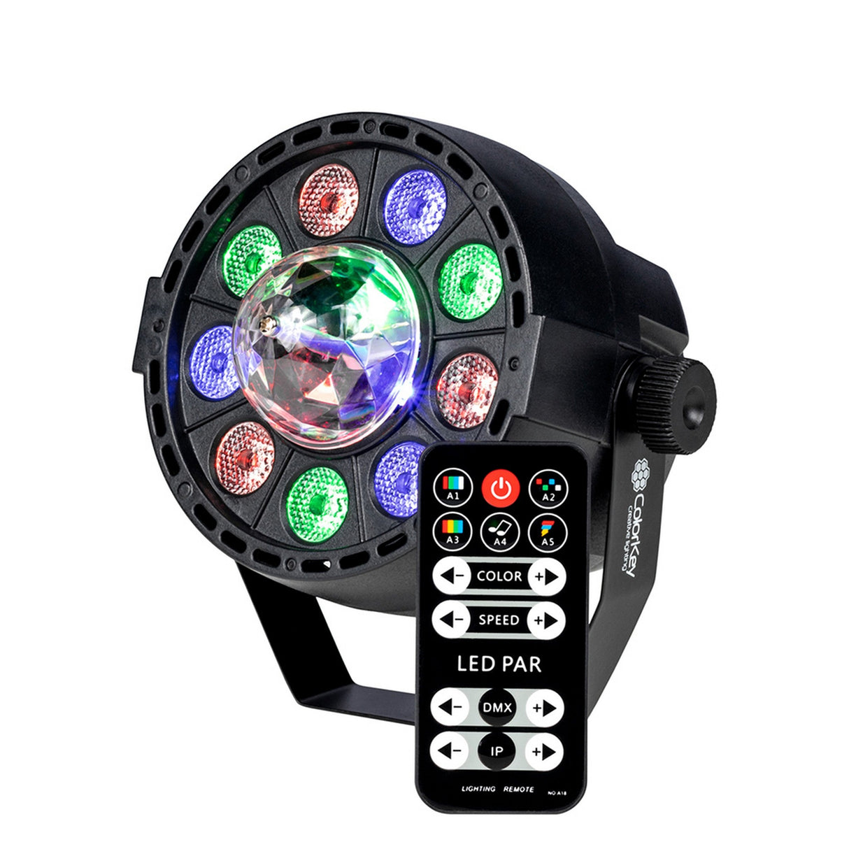 ColorKey Party Light FX Quad-Color LED Wash Light