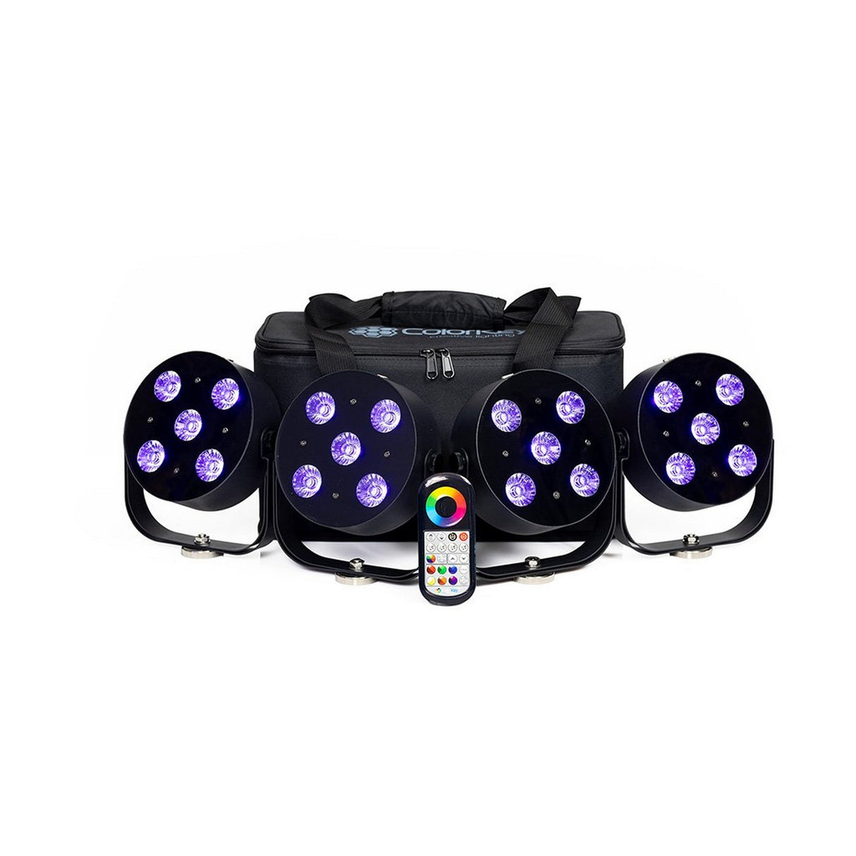 ColorKey MobilePar HEX 5 4-Pack Bundle with Carrying Case