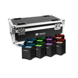 ColorKey AirPar HEX 4 8-Pack Bundle with Charging Flight Case