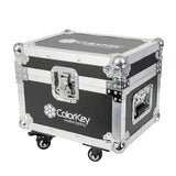 ColorKey 2-Piece Carrying Capacity Flight Case with Casters for Dazzler FX