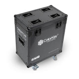 ColorKey 2-Piece Flight Case with Castors for Creator Beam 150 Moving Head Light Black
