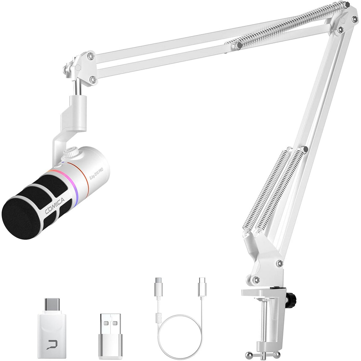 COMICA EJoy D10 Pro A Wireless Gaming Microphone with Boom Arm