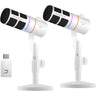 COMICA EJoy D10 Combo Dual Channel Wireless USB Gaming Microphones, Pair
