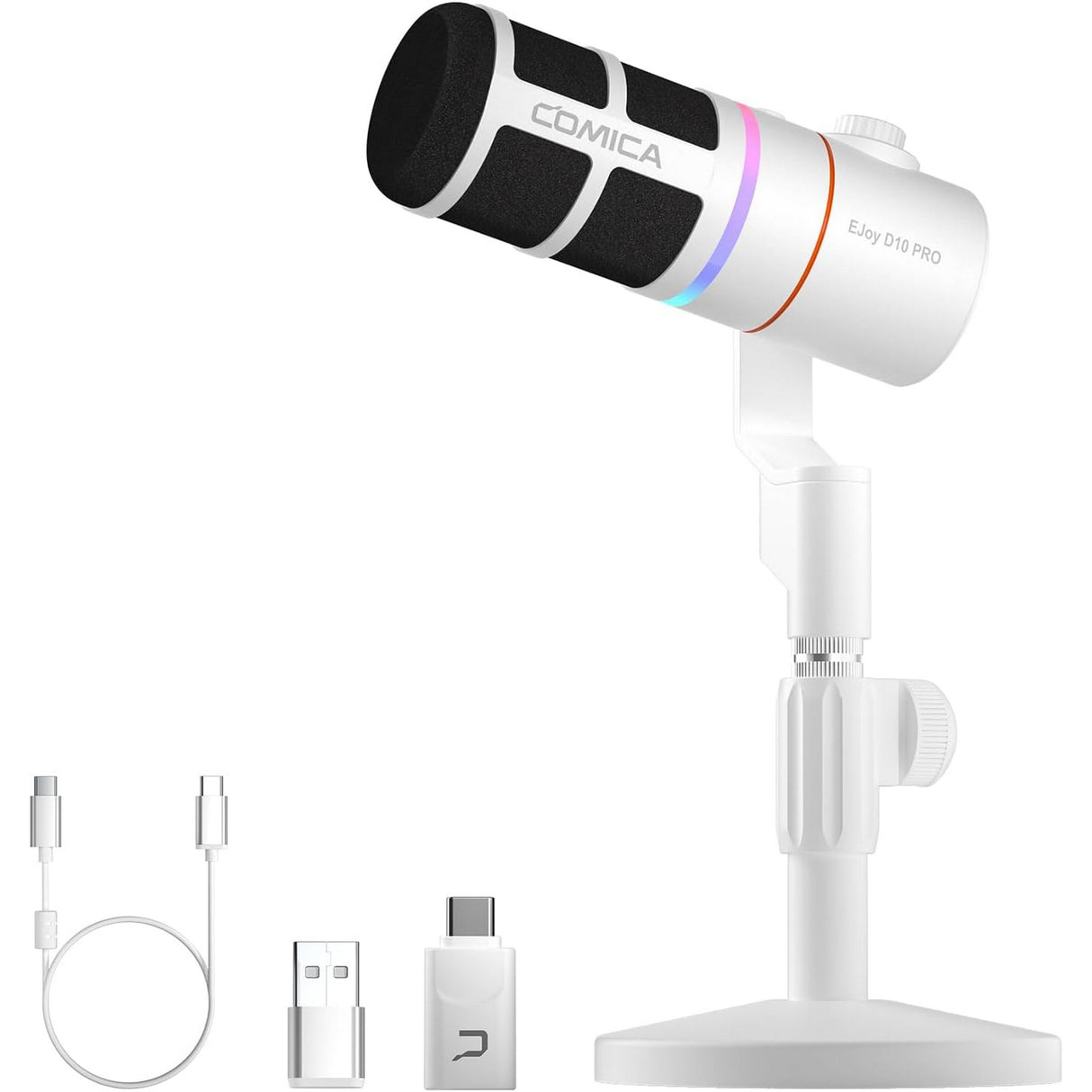 COMICA EJoy D10 Pro D Wireless RGB Dynamic USB Gaming Microphone
