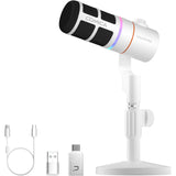 COMICA EJoy D10 Pro D Wireless RGB Dynamic USB Gaming Microphone