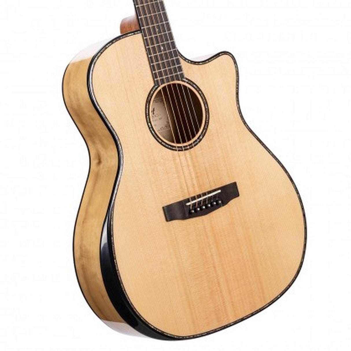 Cort GA-MY Bevel Acoustic-Electric Guitar Myrtlewood Natural - guitar