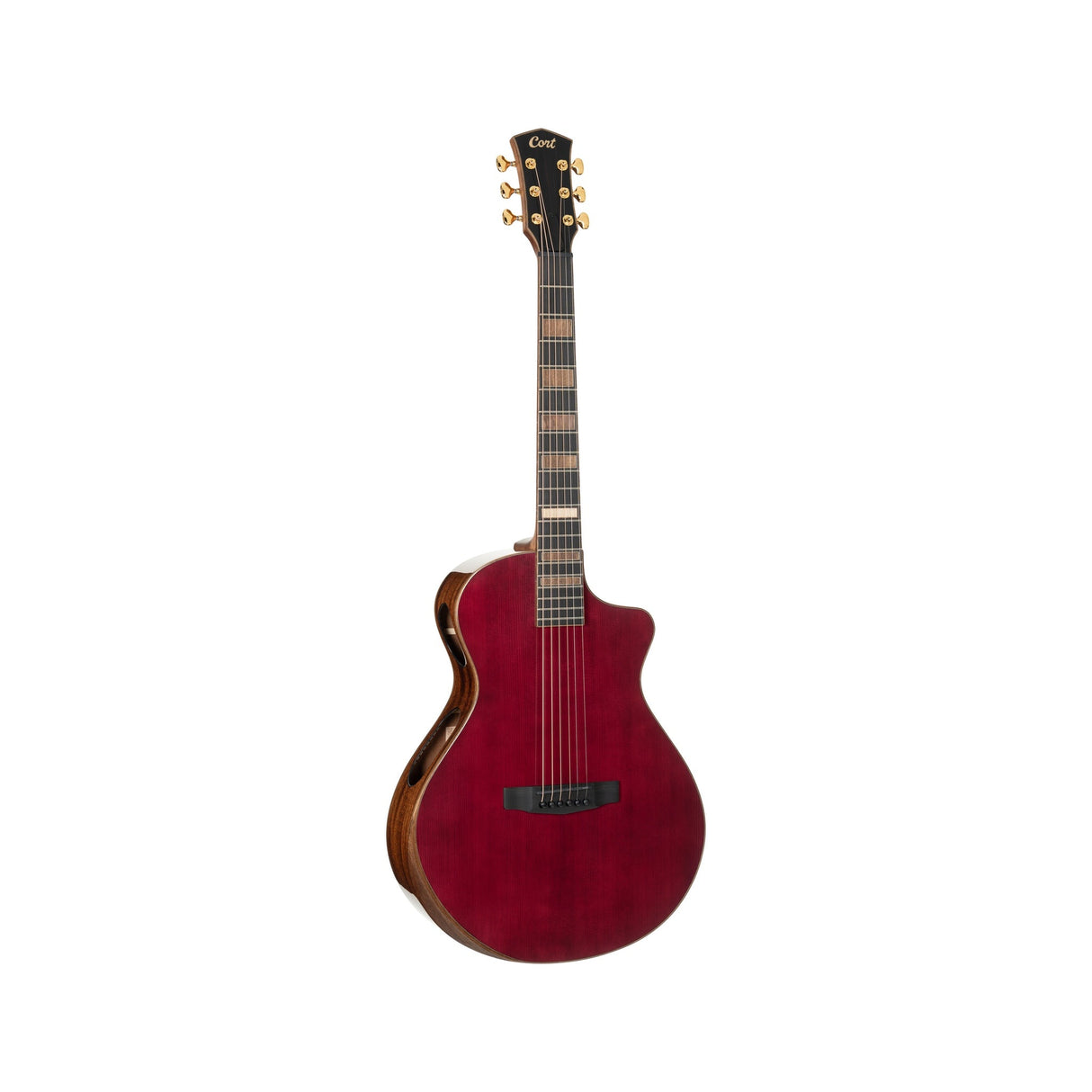 Cort Modern Burgundy Masterpiece Series Acoustic Electric Guitar