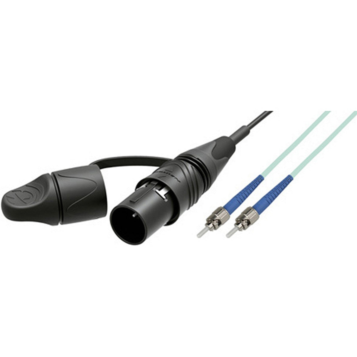 Camplex HF-OCL2M-ST-01 opticalCON DUO LITE to Dual ST Multimode Fiber Optic Cable, 1-Foot