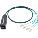 Camplex OPADAP-3 opticalCON QUAD to 4 LC Breakout Adapter Multimode