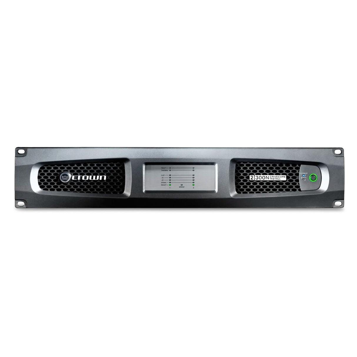 Crown DCi-2x300N 300W 2-Channel Power Amplifier with BLU link, 70V/100V