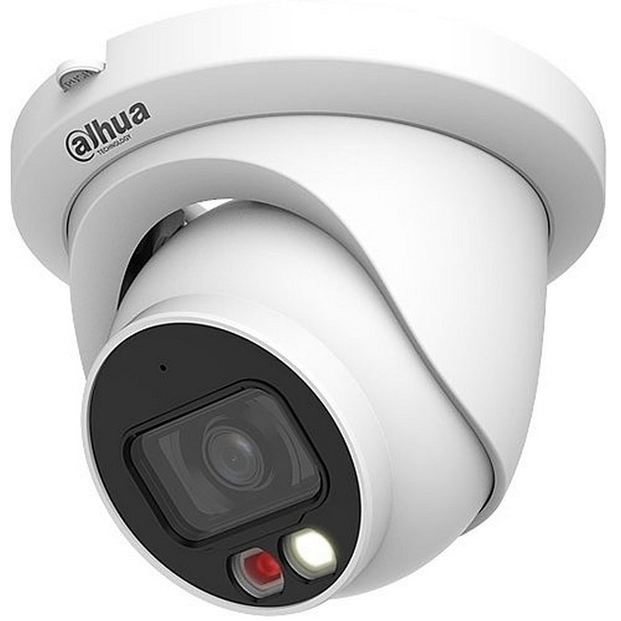 Dahua Lite-Series WizSense VU-MORE Color 4MP Turret WDR IP Camera, White