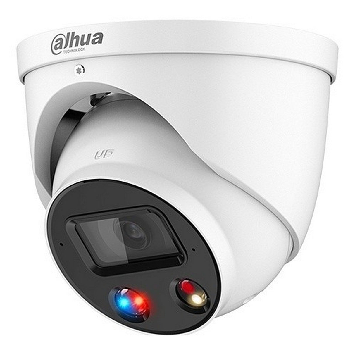 Dahua Lite-Series 4MP IR Turret Camera, 3.6mm Fixed Lens, White