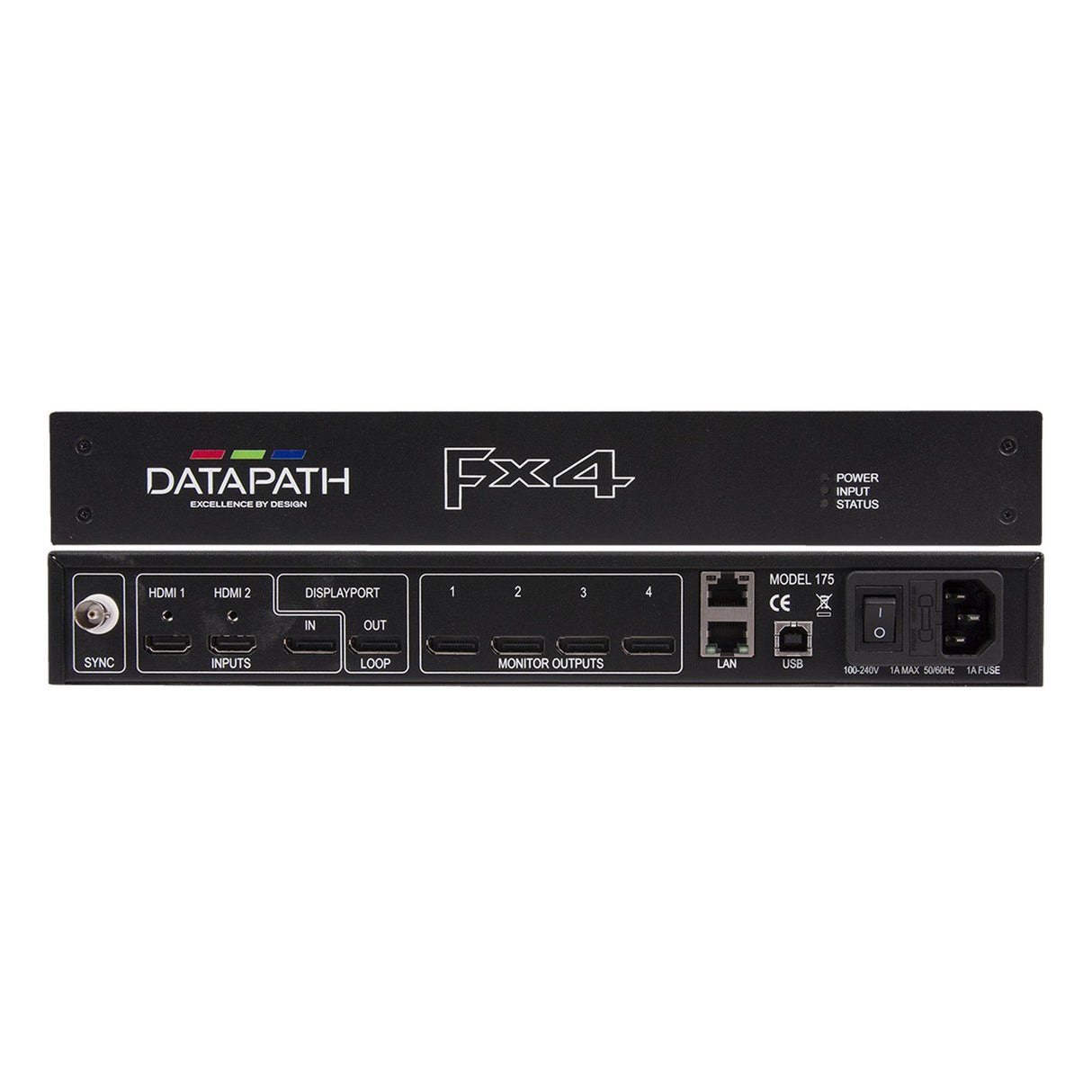 Datapath FX4/H 4K 60Hz Display Controller with HDCP and Loop Through