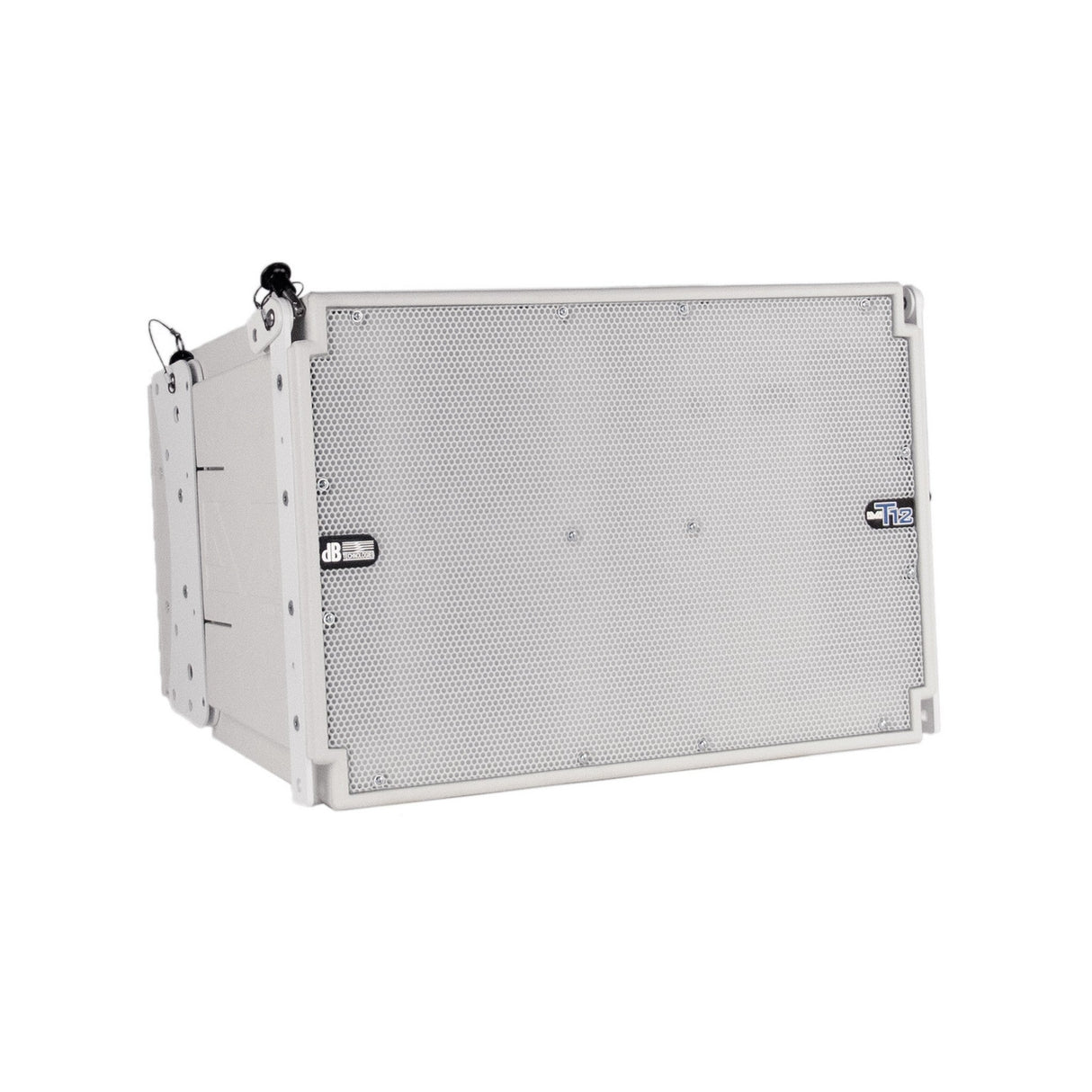 dB Technologies DVA T12W 12-Inch Active Line Array Speaker, White