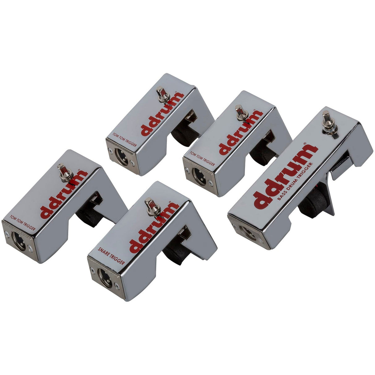 ddrum CETKIT Chrome Elite Drum Trigger Pack, 5 Pack