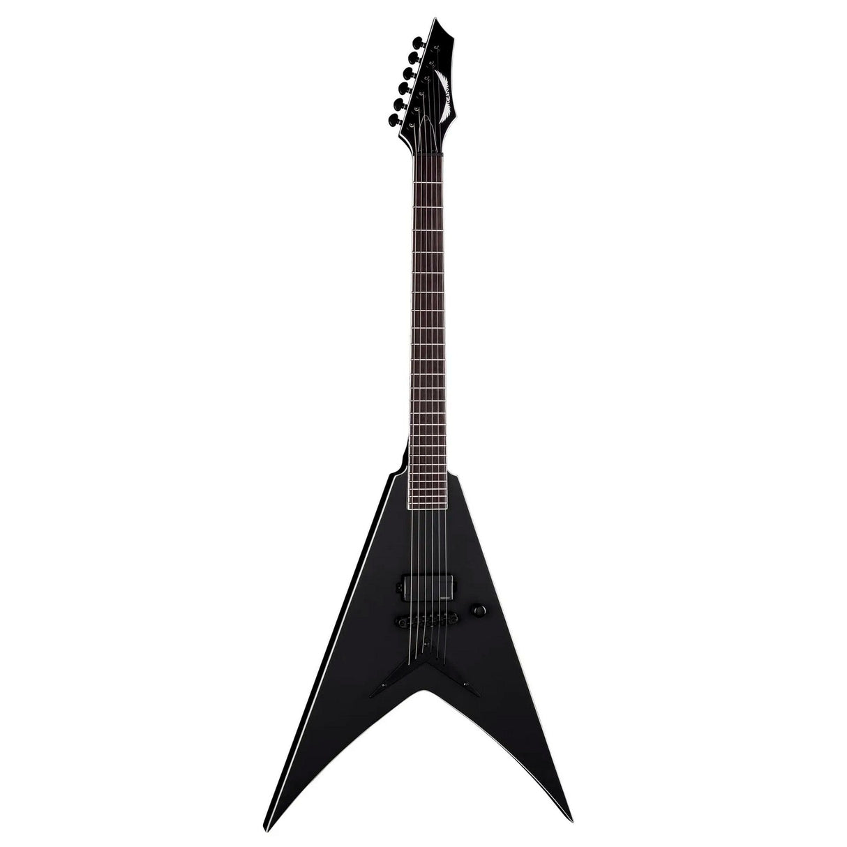 Dean Guitars Vengeance Select Fluence Black Satin Electric Guitar, 6-String