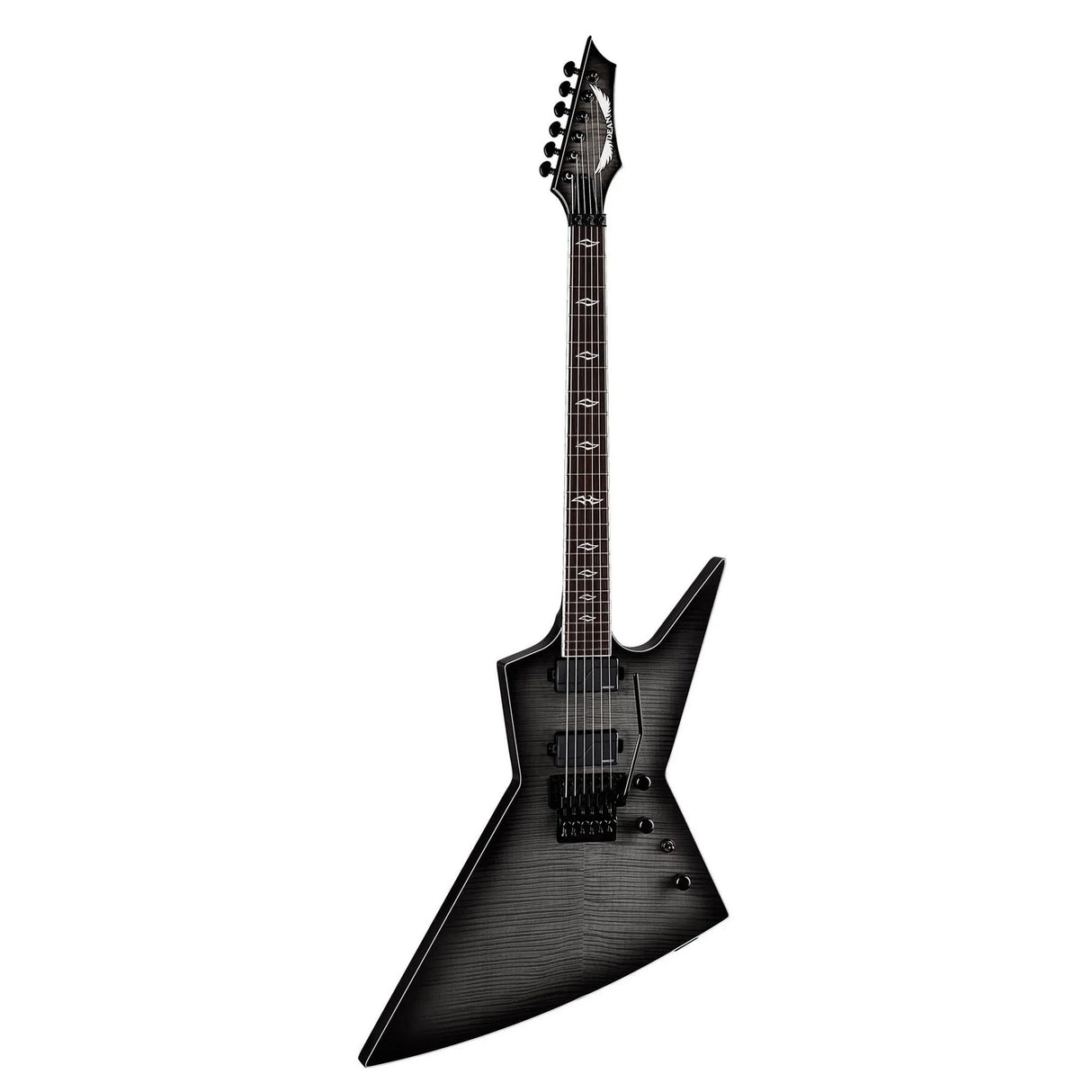 Dean Guitars Zero Select Evertune Floyd Fluence Charcoal Burst Electric Guitar, 6-String