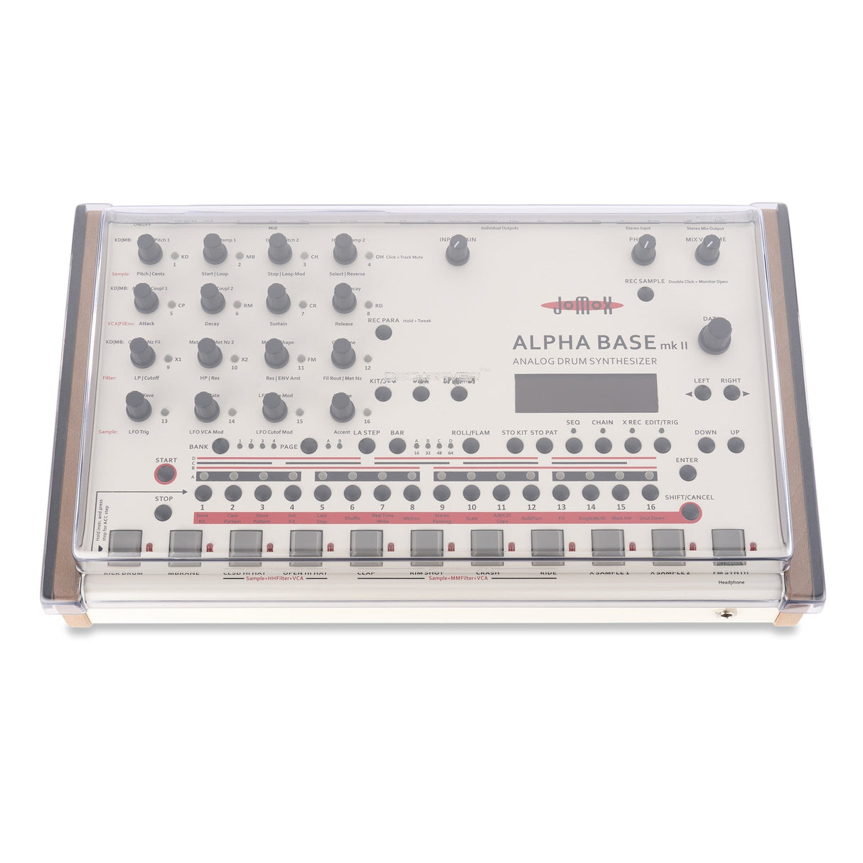 Decksaver DS-PC-ALPHABASE Alpha Base MK1/MK2 Cover