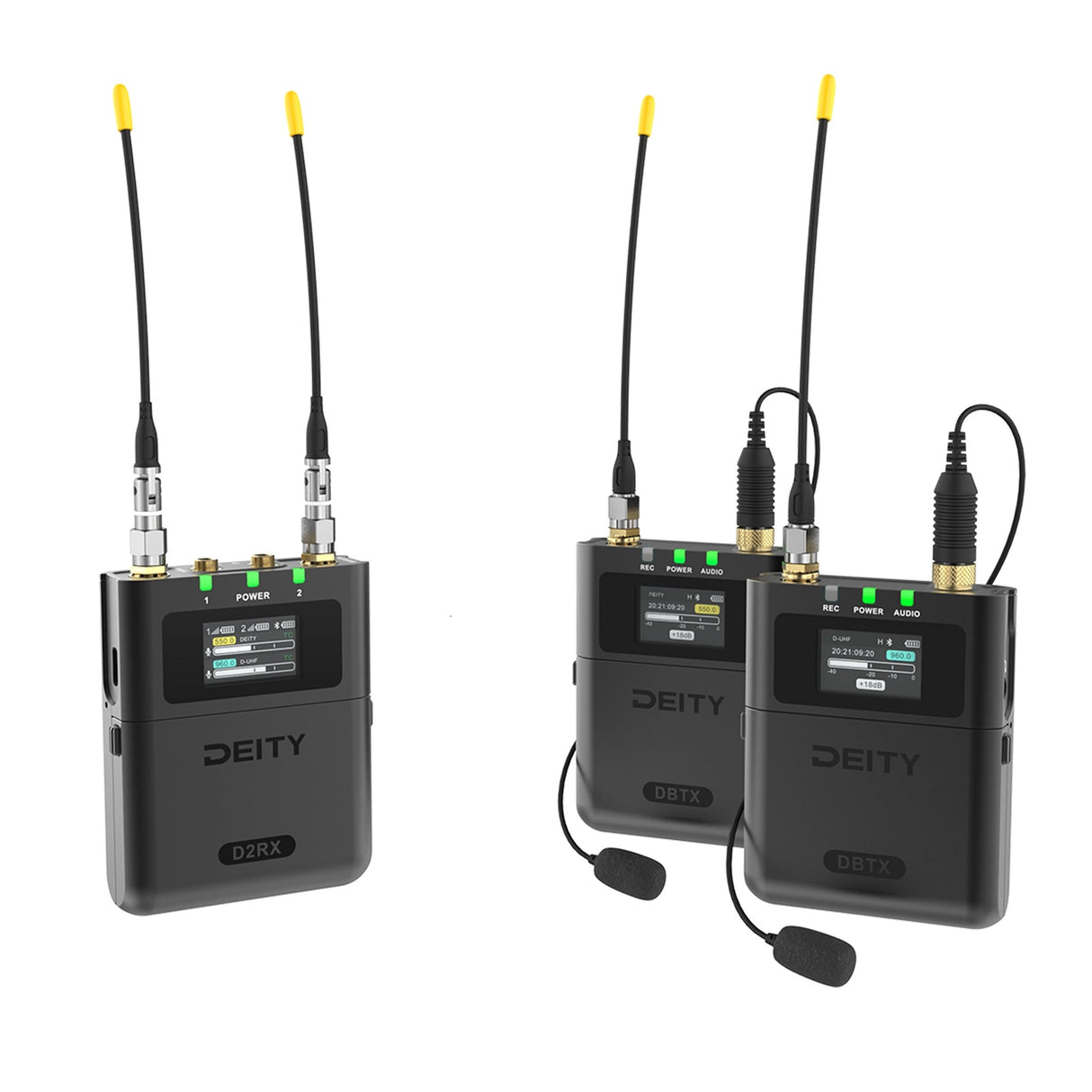 Deity THEOS Dual-Channel Digital UHF Wireless System (US, Block A)