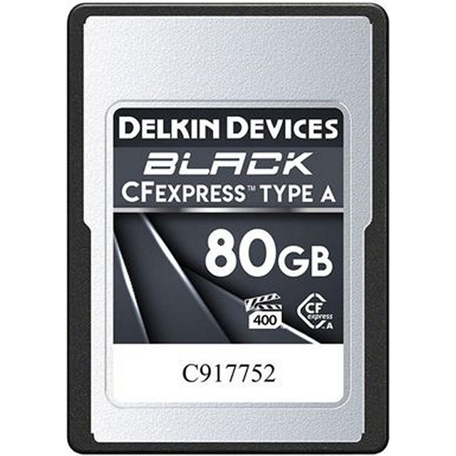 Delkin Devices BLACK CFexpress Type A Memory Card 80GB