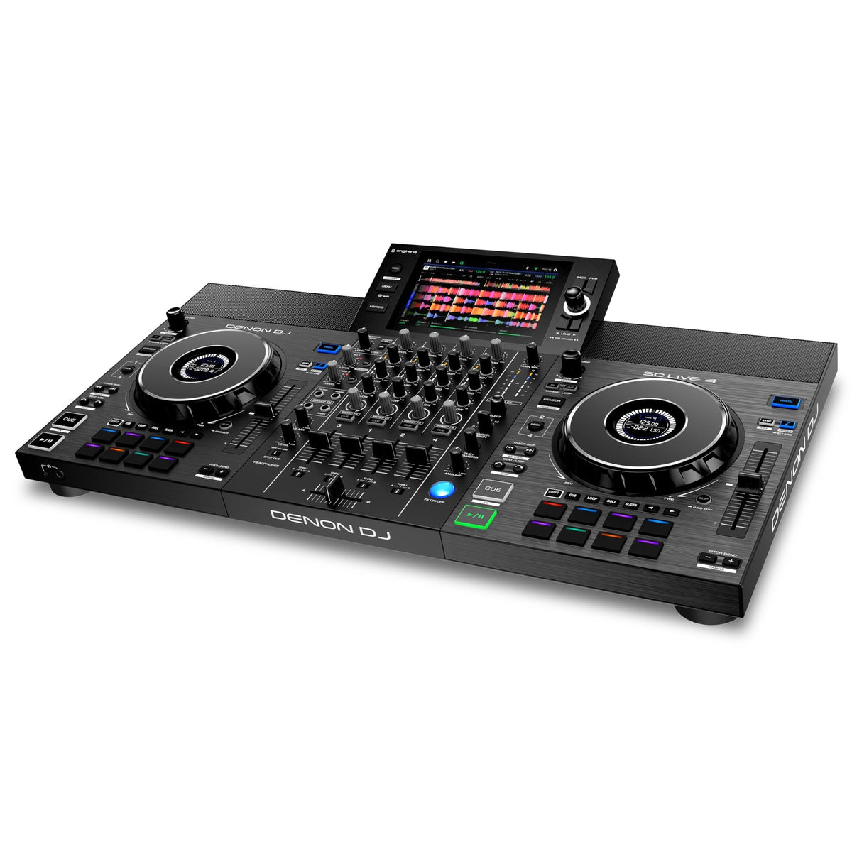 Denon DJ SC LIVE 4 Standalone 4-Deck DJ Controller with Speakers