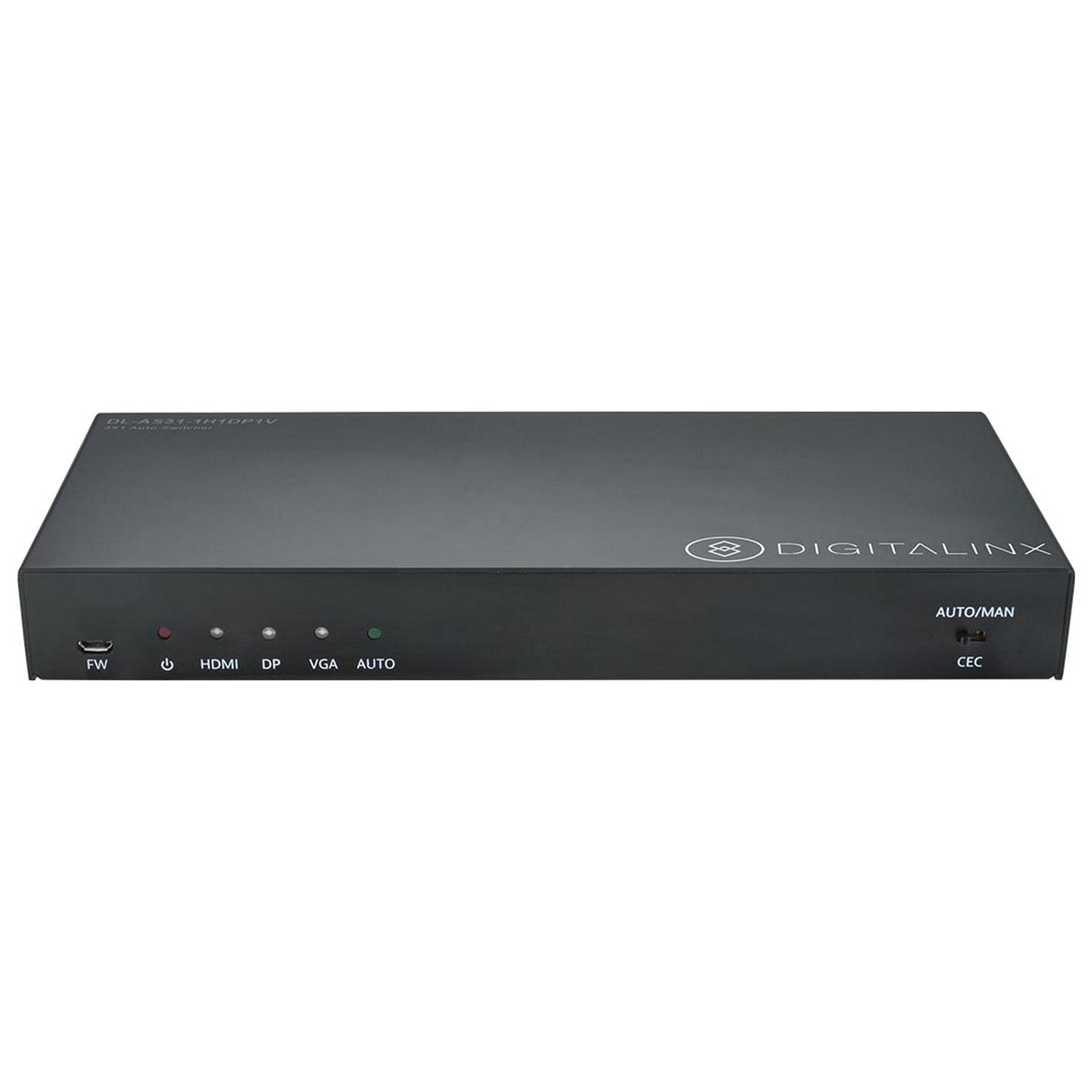 DigitaLinx DL-AS31-1H1DP1V 3 x 1 Auto Switcher with HDMI, Display Port and VGA Inputs