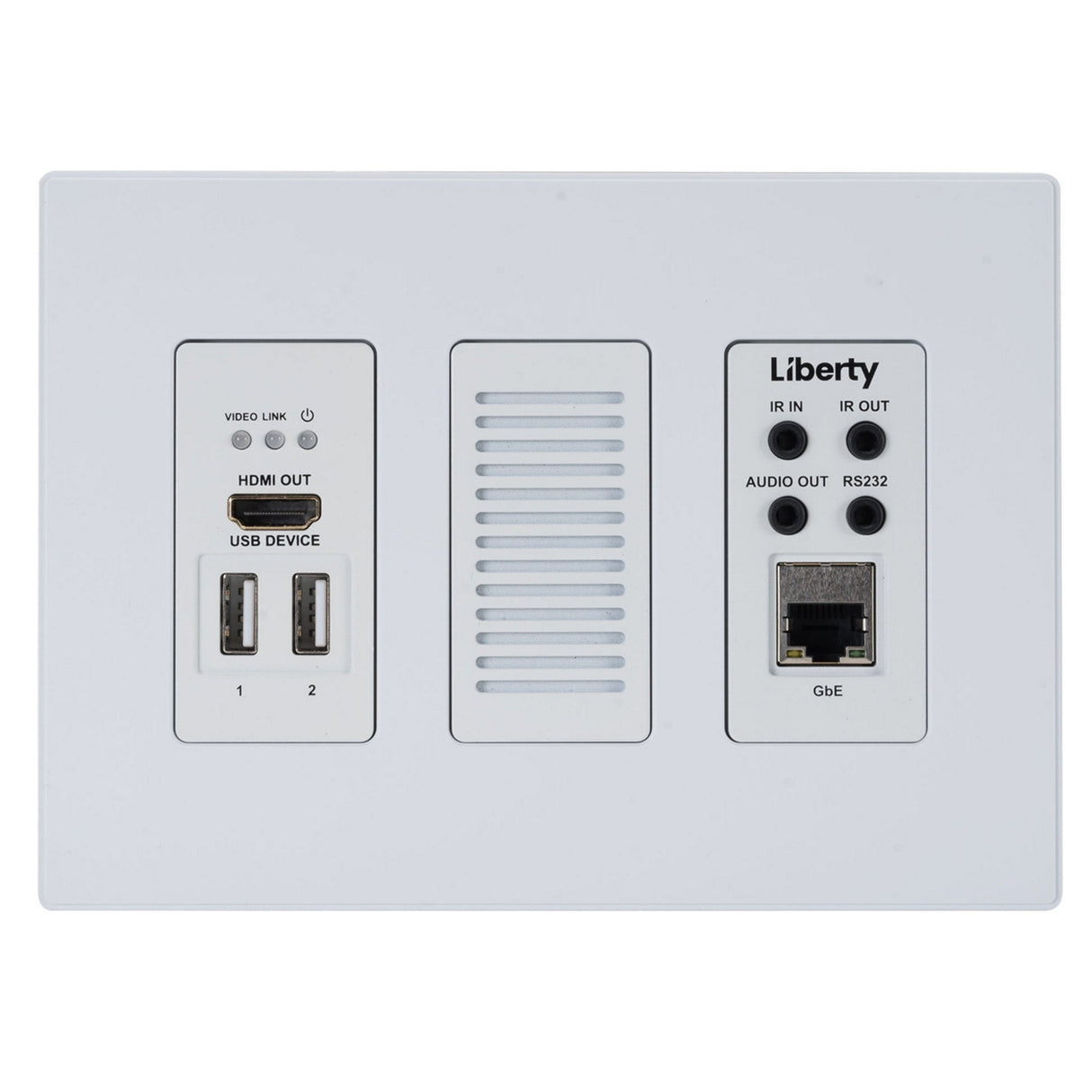 DigitaLinx IP IPEX6002U-WP-W 6000 Series SDVoE Wall Plate Decoder