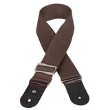 DieHard DHSTRAP250BW SUPREME Cotton Guitar Strap Brown - accessories