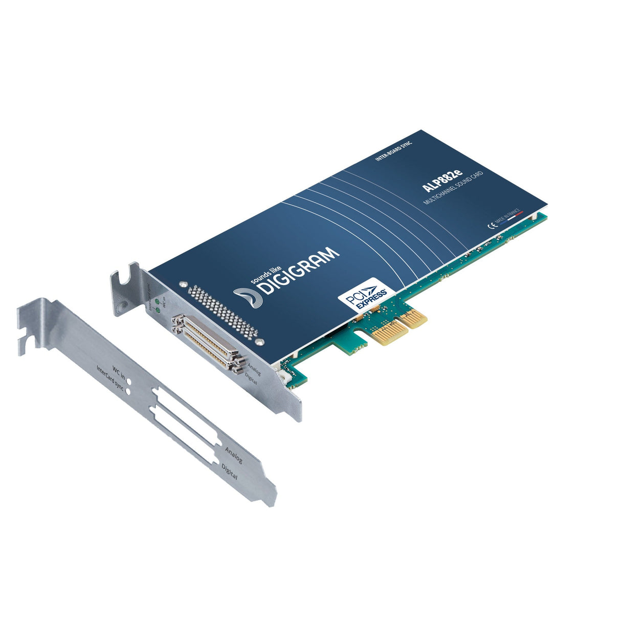 Digigram ALP882e Low Profile Multi-Channel PCIe Sound Card