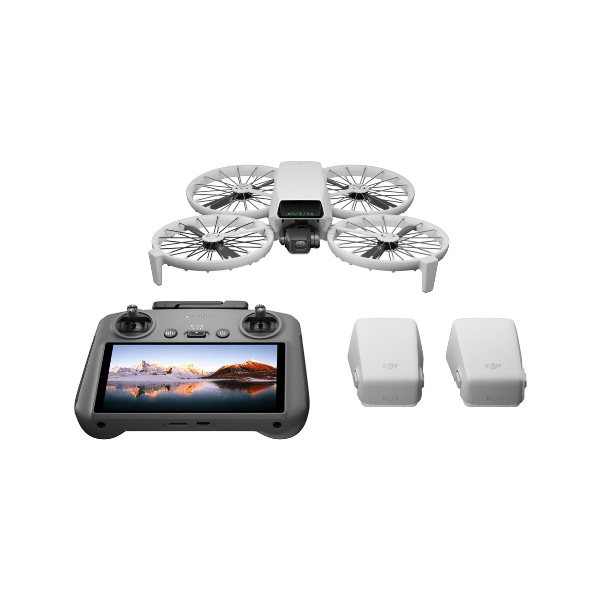 DJI Flip Fly More Combo with DJI RC 2, Foldable 4K Sub-249g Drone