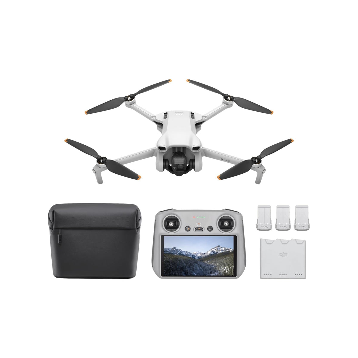 DJI Mini 3 Fly More Combo with DJI RC, 4K HDR Camera Drone