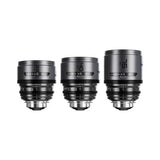 DZOFILM PAVO 2× Anamorphic Prime B Set (32 mm, 55 mm, 100 mm) T2.1 Blue Coating, PL/EF Mount