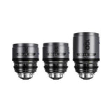 DZOFILM PAVO 2× Anamorphic Prime B‑Set (32 mm, 55 mm & 100 mm T2.1 Blue‑Coated; PL & EF Mounts)