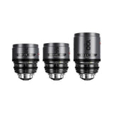 DZOFILM PAVO 2x Anamorphic Prime 3-Lens B Set (32 mm / 55 mm / 100 mm T2.1, Neutral Coating, PL & EF)