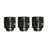DZOFILM VESPID Cyber Full Frame 3-Lens Kit (35 mm, 50 mm & 75 mm T2.1; PL & EF Mounts)