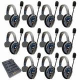 Eartec PRO16 Full Duplex True Wireless Headset Intercom Systems for 10 - 11 Users