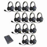 Eartec PRO16 Full Duplex True Wireless Headset Intercom Systems for 12 - 13 Users