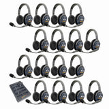 Eartec PRO16 Full Duplex True Wireless Headset Intercom Systems for 16-Users