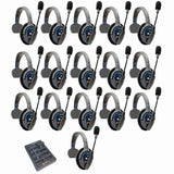 Eartec PRO16 Full Duplex True Wireless Headset Intercom Systems for 16-Users