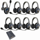 Eartec PRO16 Full Duplex True Wireless Headset Intercom Systems for 7 - 9 Users